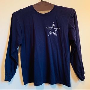Dallas Cowboys long-sleeved 100% cotton T-shirt